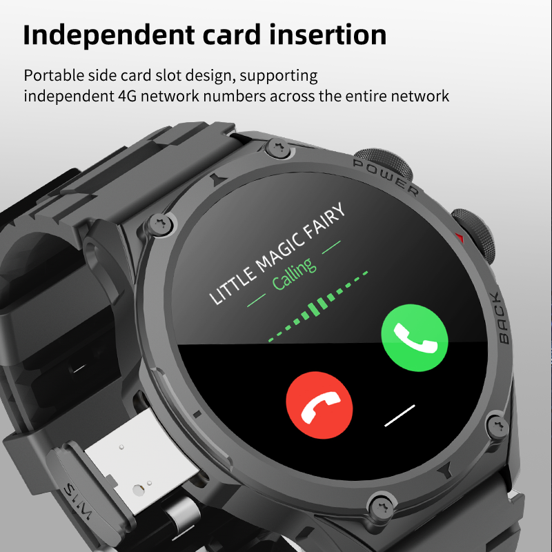 Fall Detection Watch - สมาร์ทวอทช์ 5G LTE 256GB รองรับ WIFI
