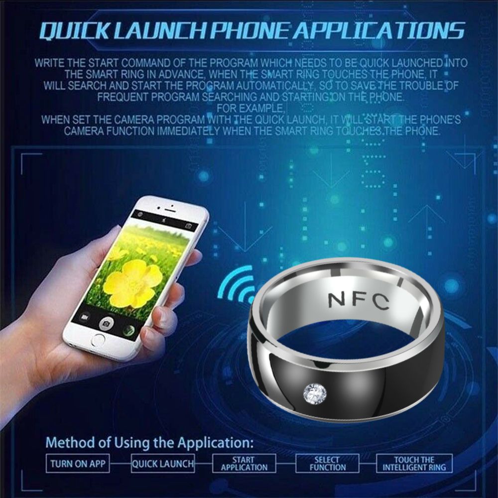 แหวนแฟชั่น NFC แหวนใส่นิ้วอัจฉ - Smart Ring Nfc Pay บทวิจารณ์และราคา
