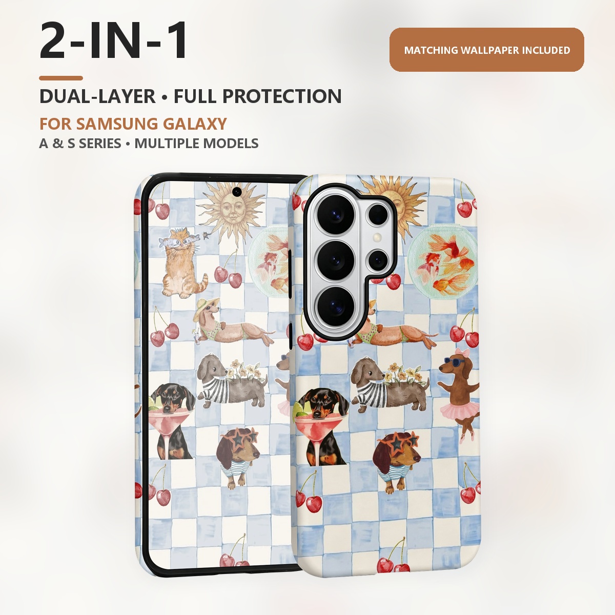 เคสโทรศัพท์ลายสุนัขตลก 2-in-1  - Samsung Galaxy S24 บทวิจารณ์และราคา