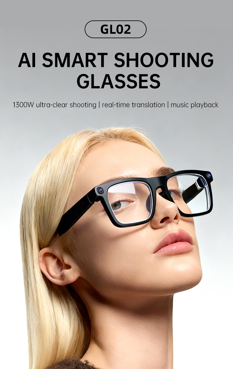 แว่นตาอัจฉริยะ GL02 AI — กล้อง - Smart Glasses Lens บทวิจารณ์และราคา