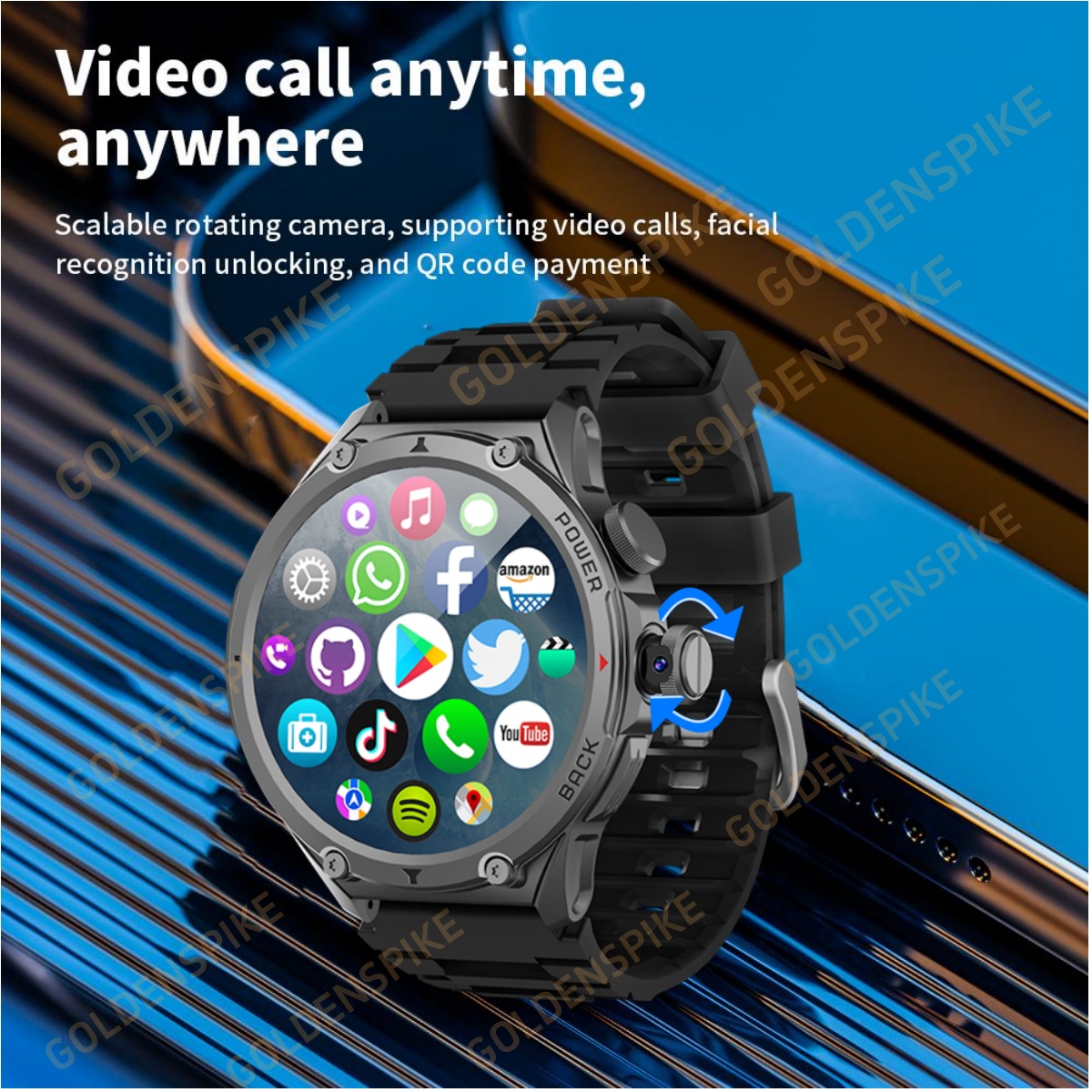 สมาร์ทวอทช์ 5G LTE 256GB รองรั - Fall Detection Watch บทวิจารณ์และราคา